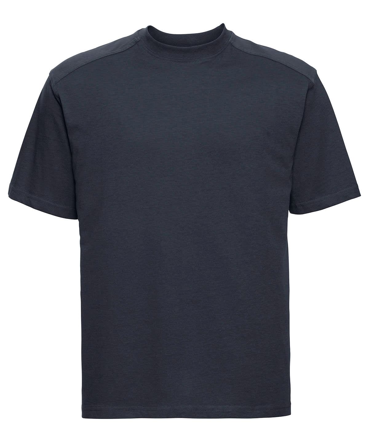 Russell Short Sleeve Europe Workwear t shirt J010M - French Navy - Customisable T-Shirt