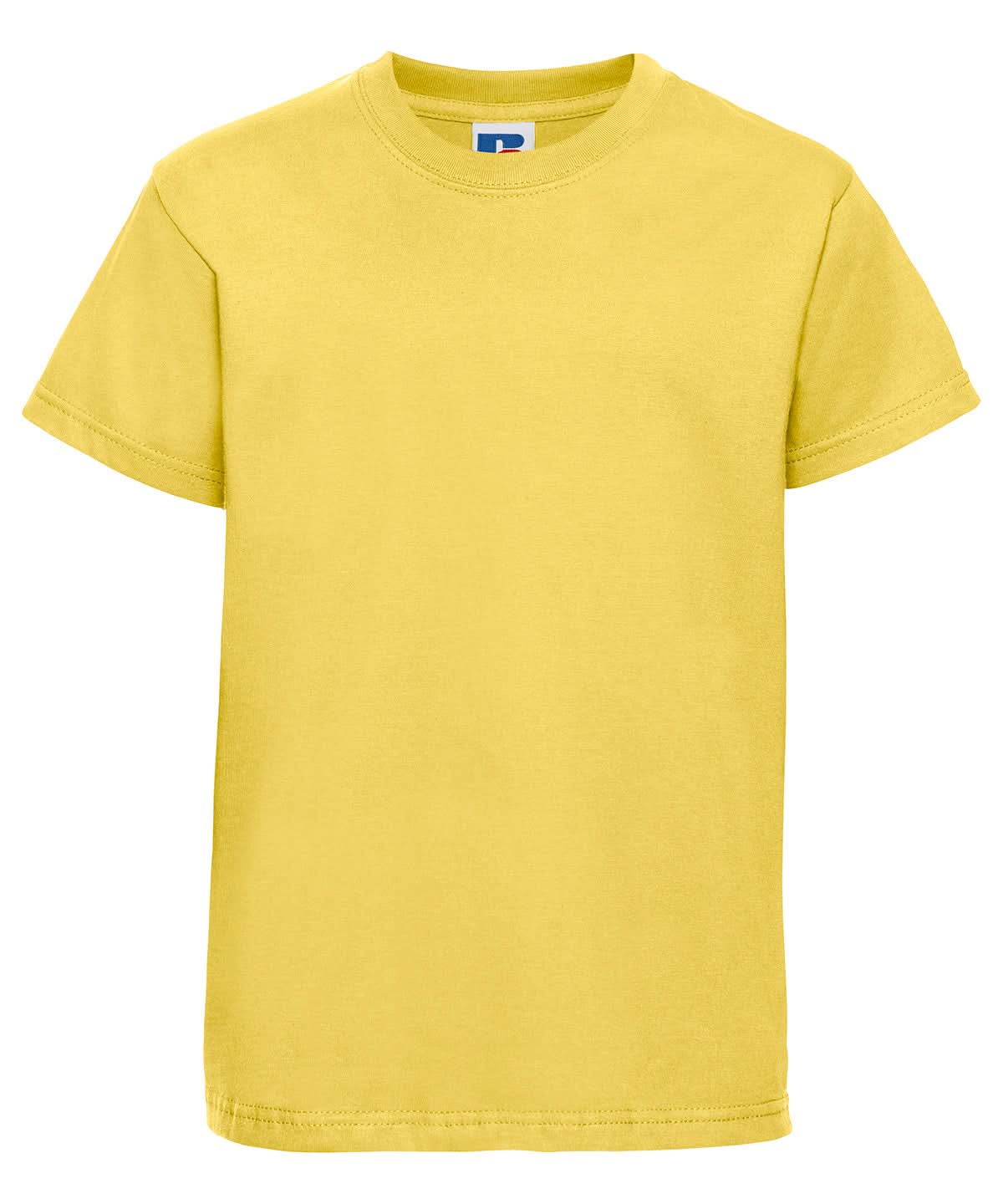 Russell Short Sleeve Europe Kids t shirt J180B - Yellow - Customisable T-Shirt