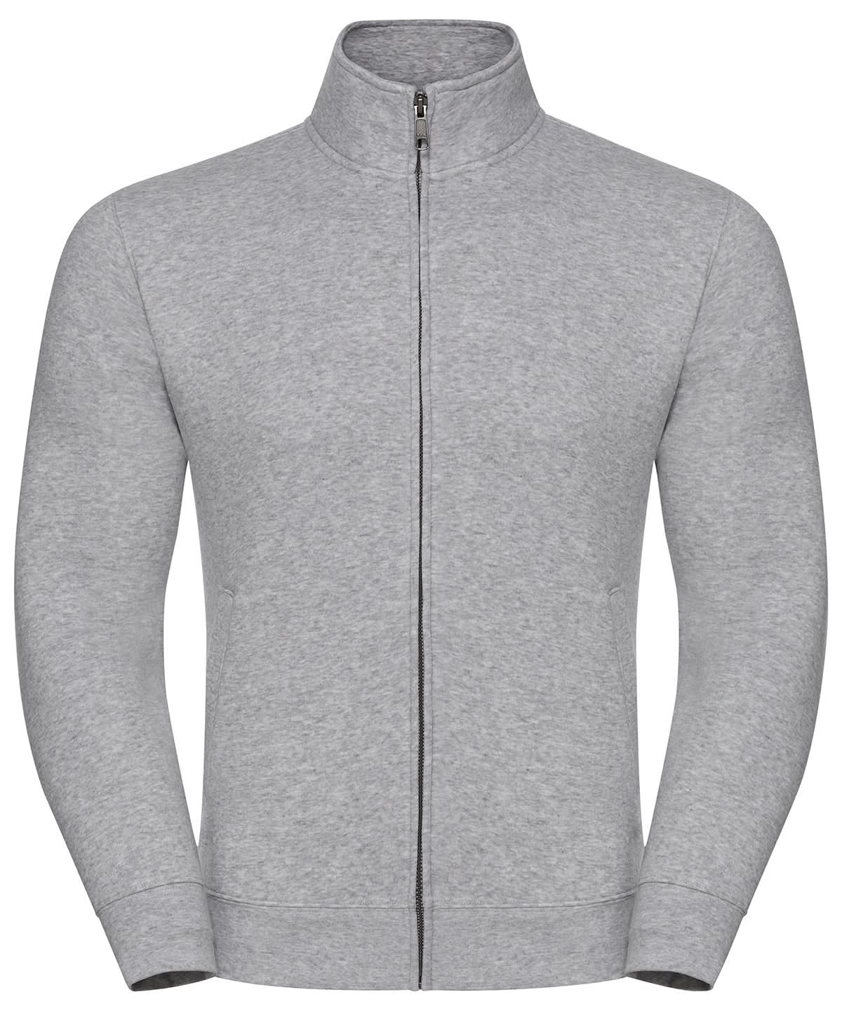 Russell Europe Authentic sweatshirt jacket J267M - Light Oxford - Customisable Jacket