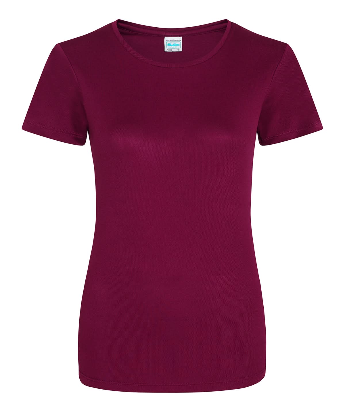 AWDis Just Cool Womens Cool T Burgundy JC005 - Burgundy - Customisable T-Shirt