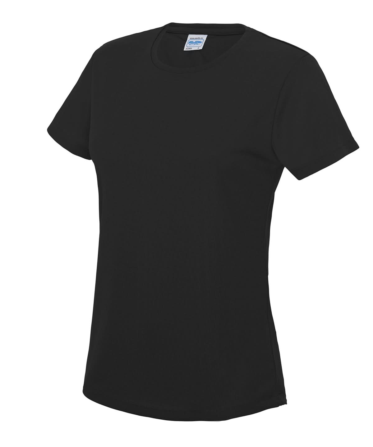 AWDis Just Cool Womens Cool T Jet Black JC005 - Jet Black - Customisable T-Shirt