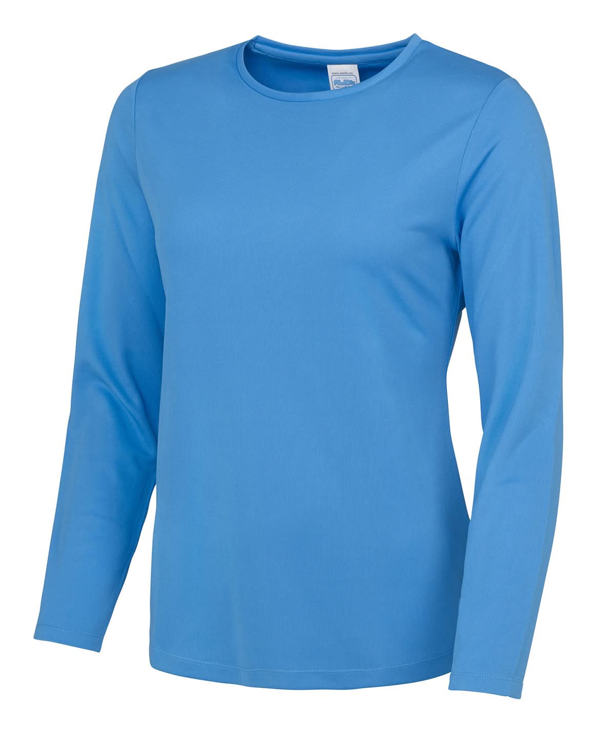 AWDis Just Cool Womens long sleeve cool T JC012 - Sapphire Blue - Customisable T-Shirt