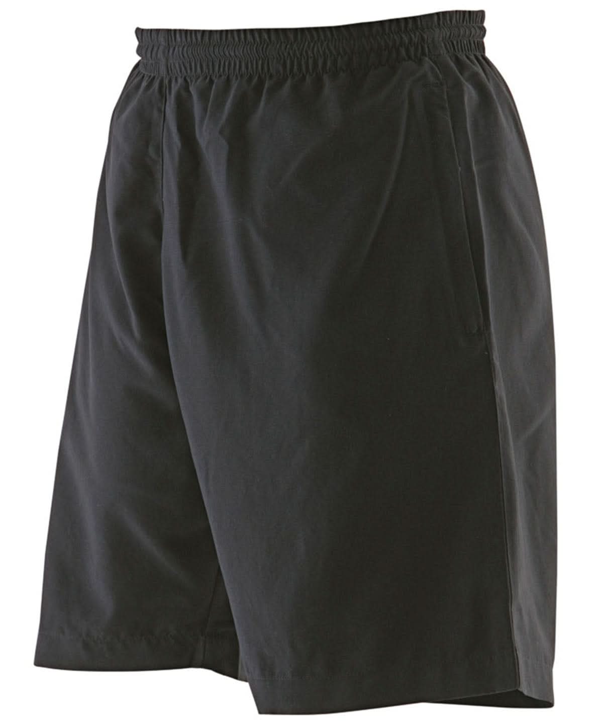 Finden & Hales Finden Hales Womens microfibre shorts LV831 - Black - Customisable Shorts