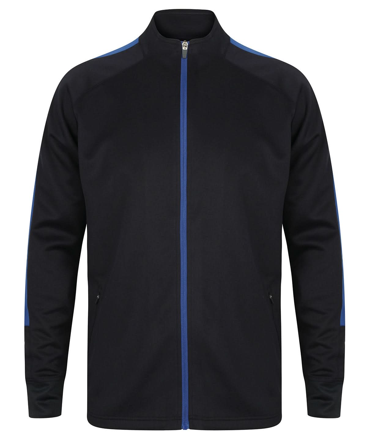 Finden & Hales Finden Hales Knitted tracksuit top Navyroyal LV871 - Navyroyal - Customisable Trackwear