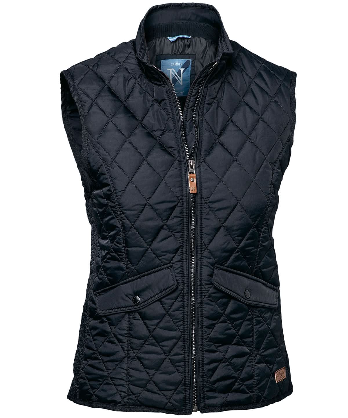 Nimbus Womens Camden diamond quilted gilet NB46F - Midnight Blue - Customisable Bodywarmers