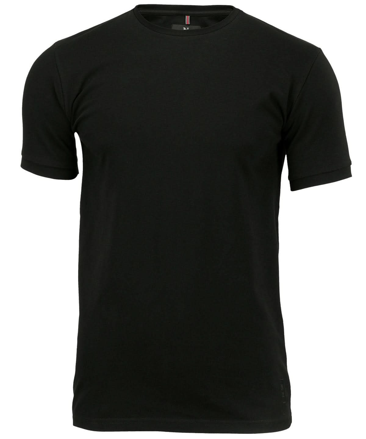 Nimbus Danbury the piqu tee NB72M - Black - Customisable T-Shirt