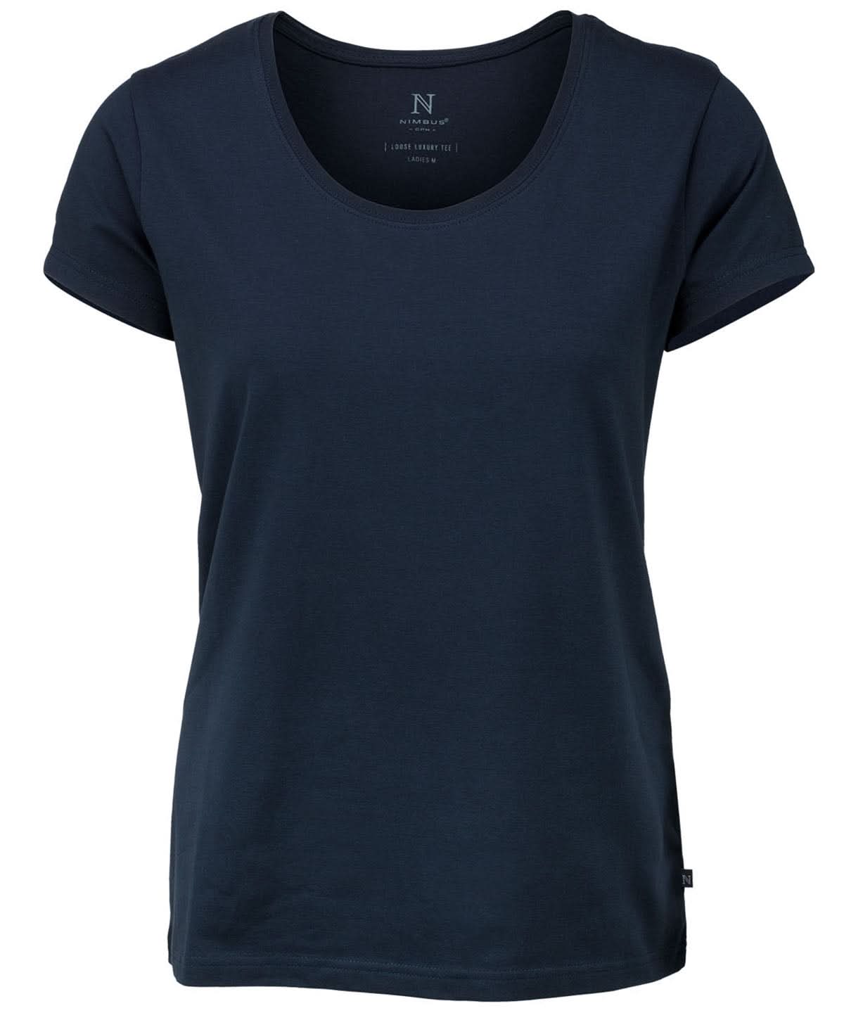Nimbus Womens Montauk the Essential Short Sleeve tee NB73F - Navy - Customisable T-Shirt