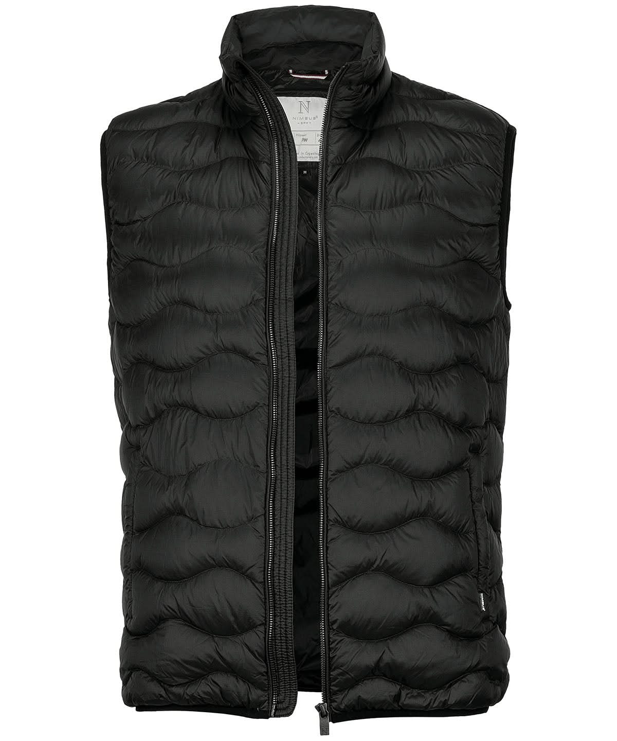 Nimbus Vermont versatile down gilet NB79M - Black - Customisable Bodywarmers