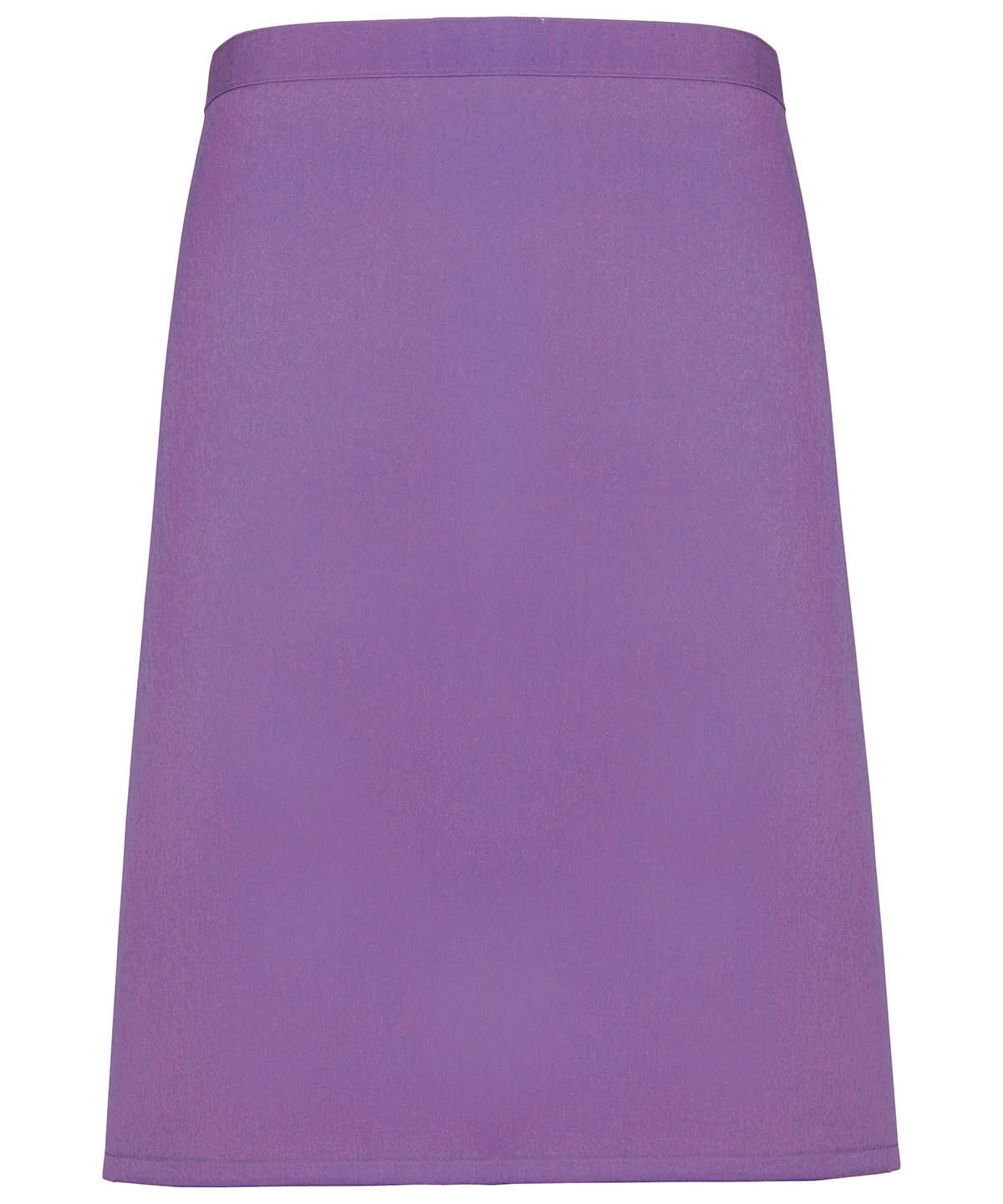 Premier Colours mid length apron PR151 - Rich Violet One size - Customisable Apron