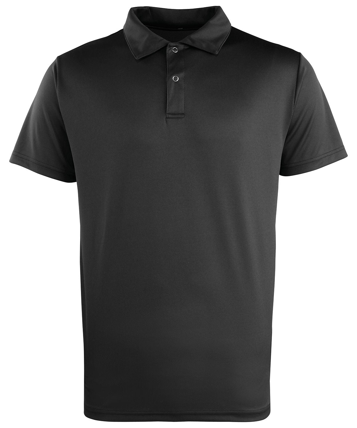 Coolchecker® studded polo - PR612 - Black - Customisable Polos