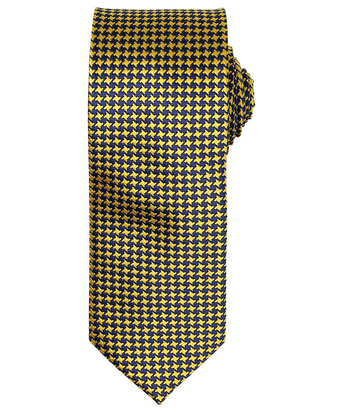 Puppy tooth tie - PR787 - Gold One size - Customisable Ties