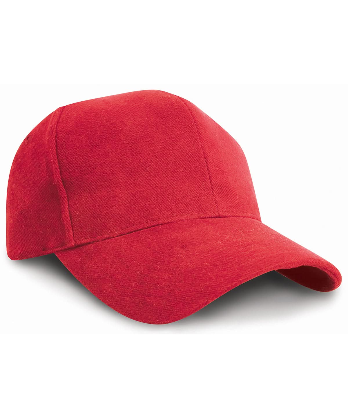 Result Headwear Pro style heavy cotton cap RC25X - Red One size - Customisable Caps