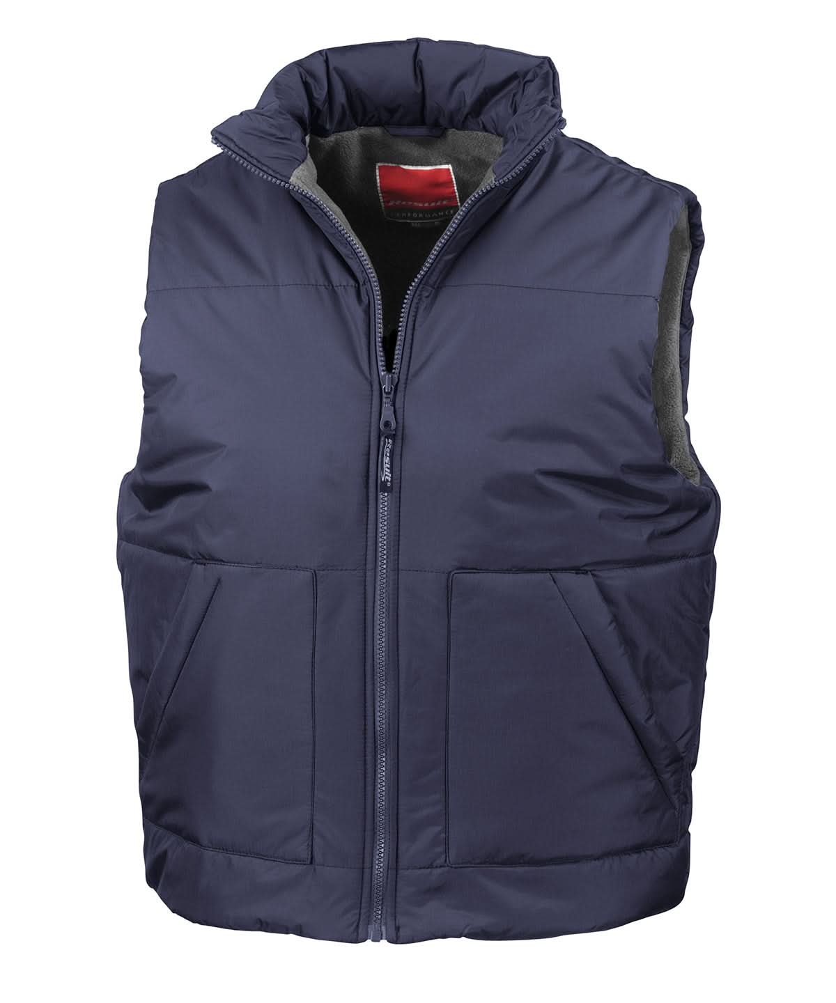 Result Fleece lined bodywarmer RE44A - Navy - Customisable Bodywarmers