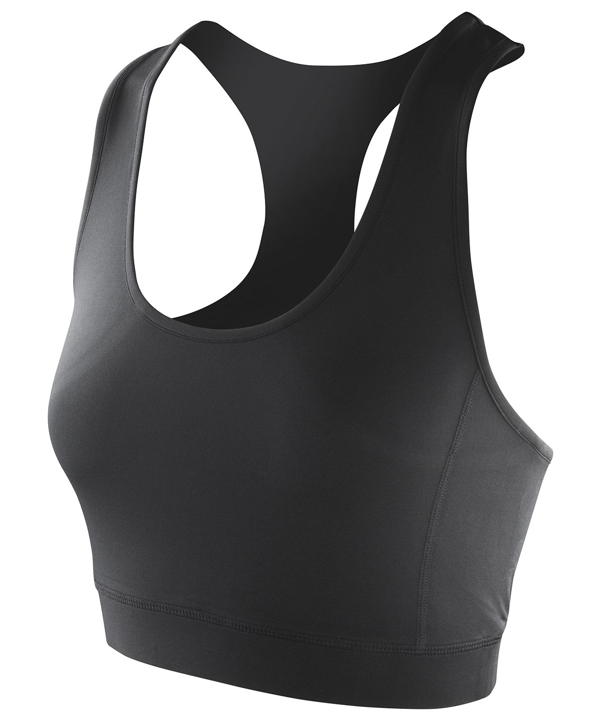 Softex® crop top - S282F - Black - Customisable Vests (t-shirt)