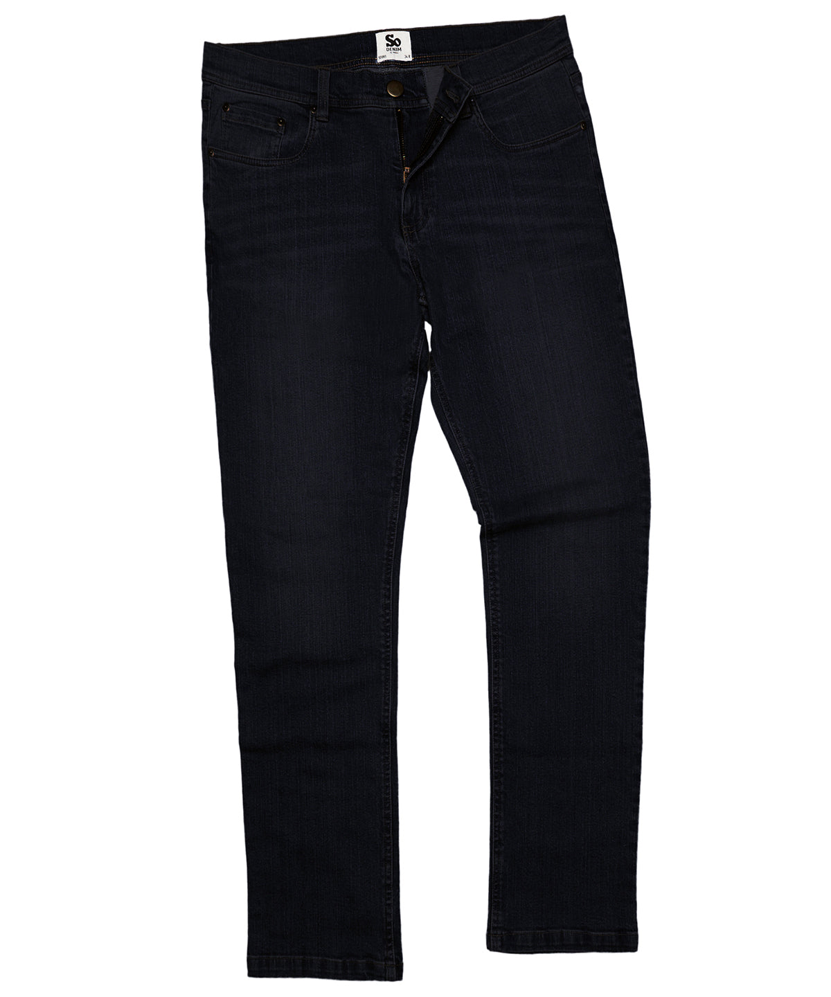Leo straight jeans - SD001 - Black - Customisable Jeans