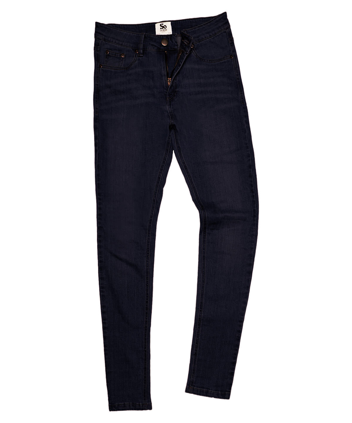 Women's Lara skinny jeans - SD014 - Black* - Customisable Jeans