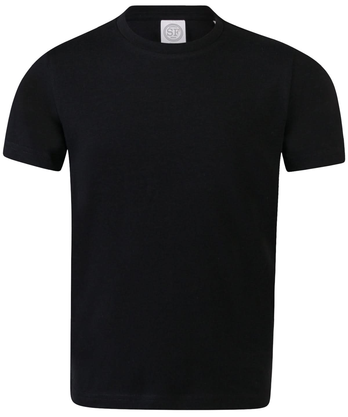 SF Kids feel good stretch T SM121 - Black - Customisable T-Shirt