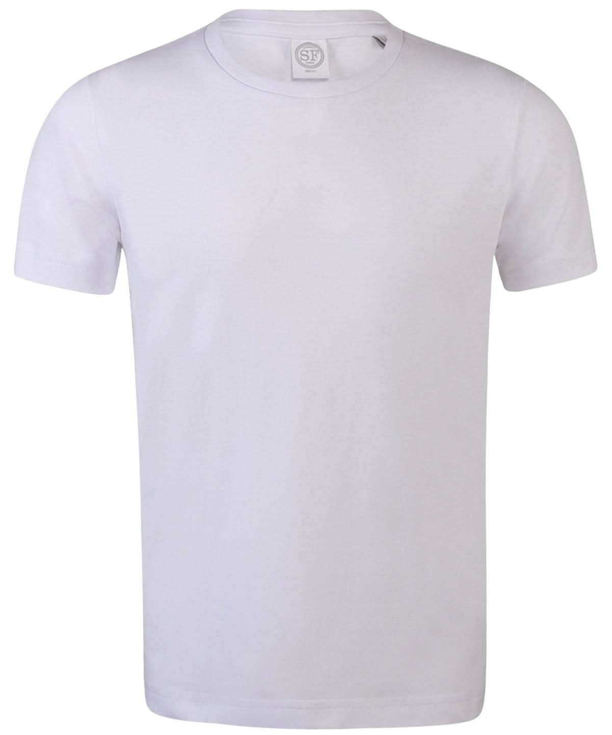 SF Kids feel good stretch T SM121 - White - Customisable T-Shirt