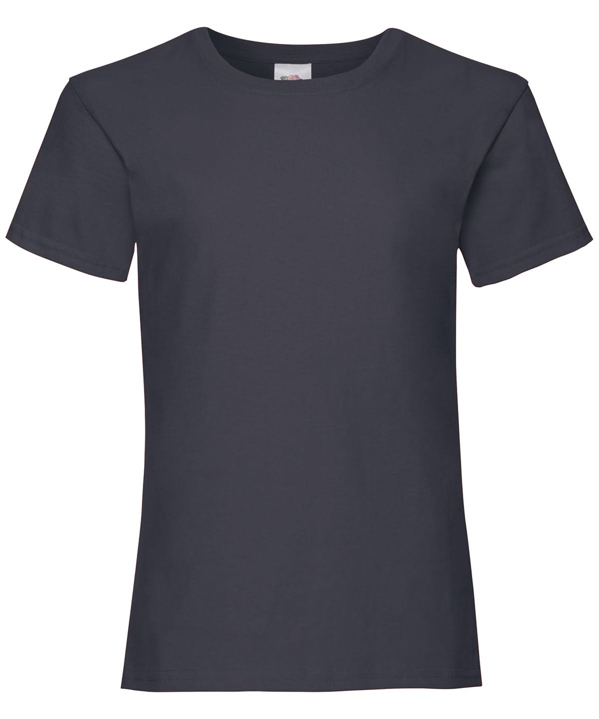 Girls Valueweight T Short Sleeve005 - Deep Navy - Customisable T-Shirt