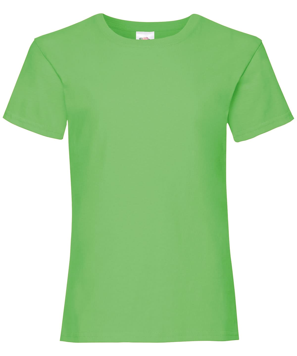 Girls Valueweight T Short Sleeve005 - Lime - Customisable T-Shirt