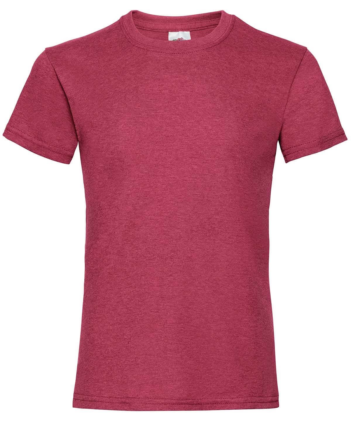 Girls Valueweight T Short Sleeve005 - Vintage Heather Red - Customisable T-Shirt