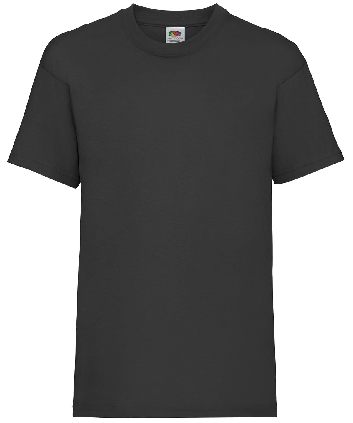 Kids valueweight T Black SS031 - Black - Customisable T-Shirt