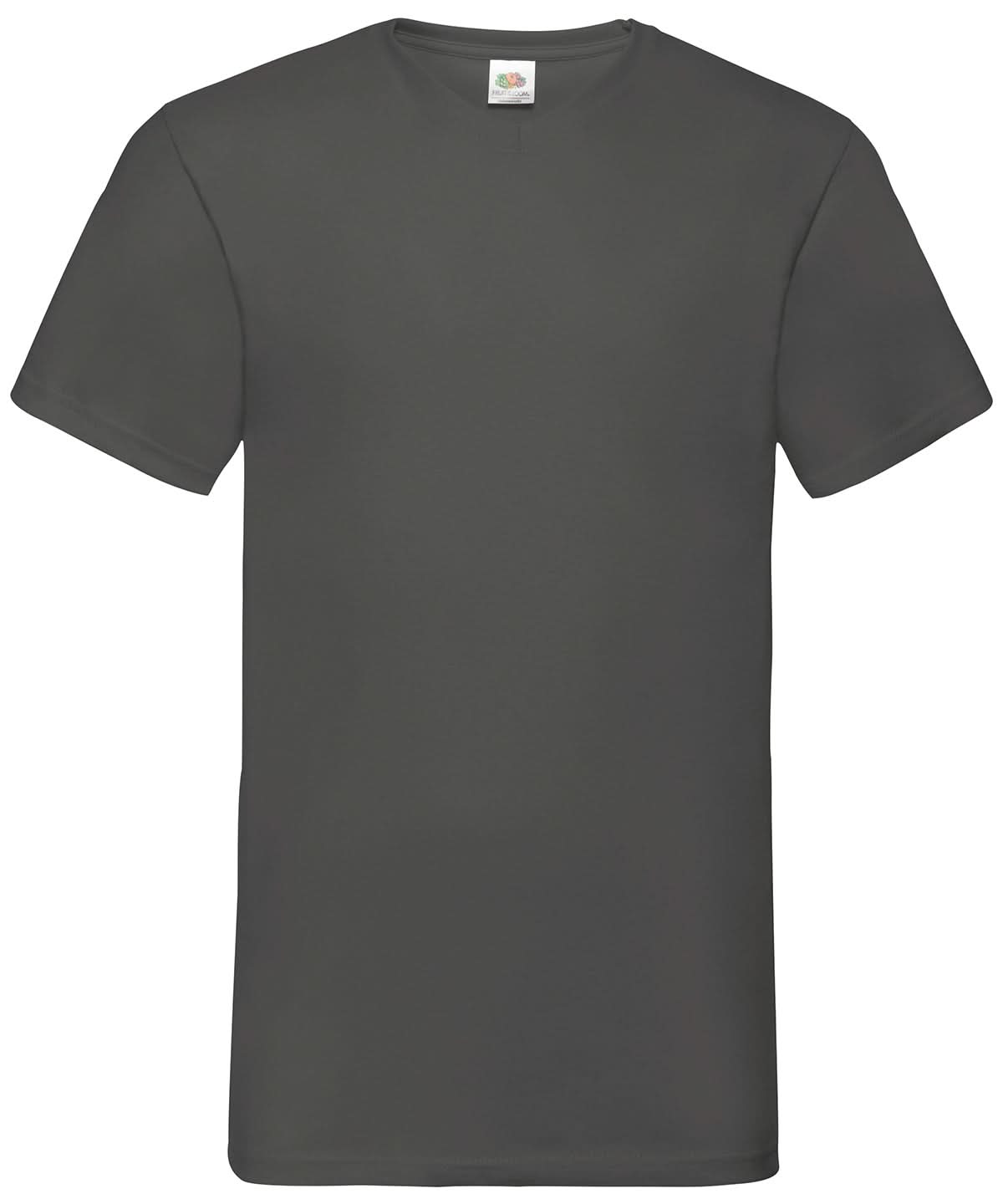 Valueweight V Neck T SS034 - Light Graphite - Customisable T-Shirt
