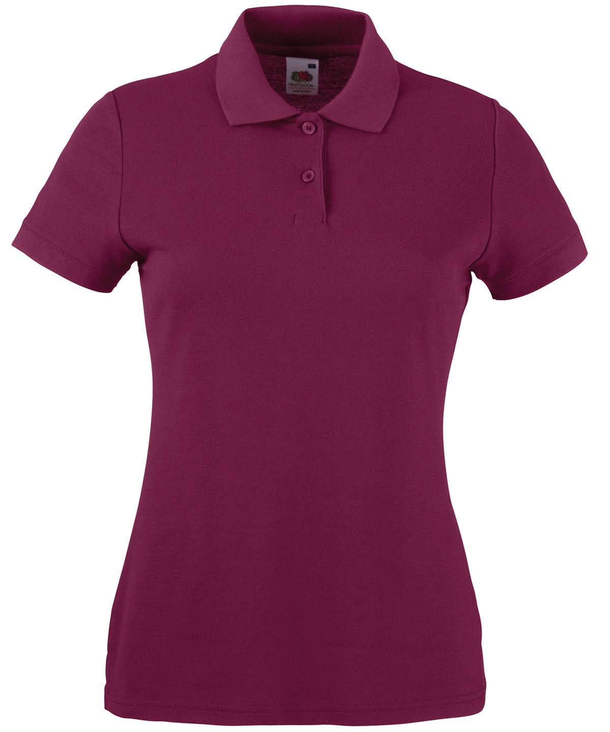 WomenS 6535 Polo SS212 - Burgundy - Customisable Polos