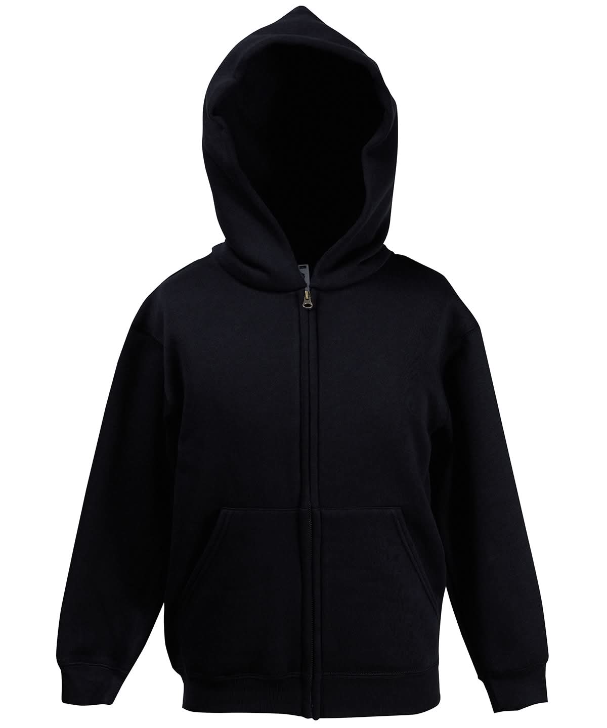 Kids Classic Hooded Sweatshirt Jacket SS225 - Black - Customisable Jacket