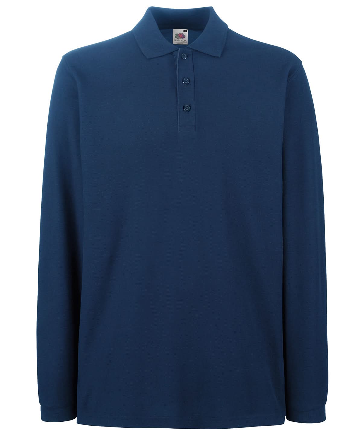 Premium Long Sleeve Polo SS258 - Navy - Customisable Polos