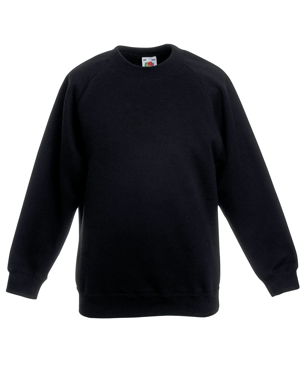 Kids Classic Raglan Sweatshirt SS271 - Black - Customisable Sweatshirts