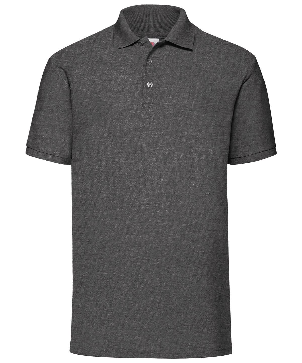 6535 Polo SS402 - Dark Heather Grey - Customisable Polos