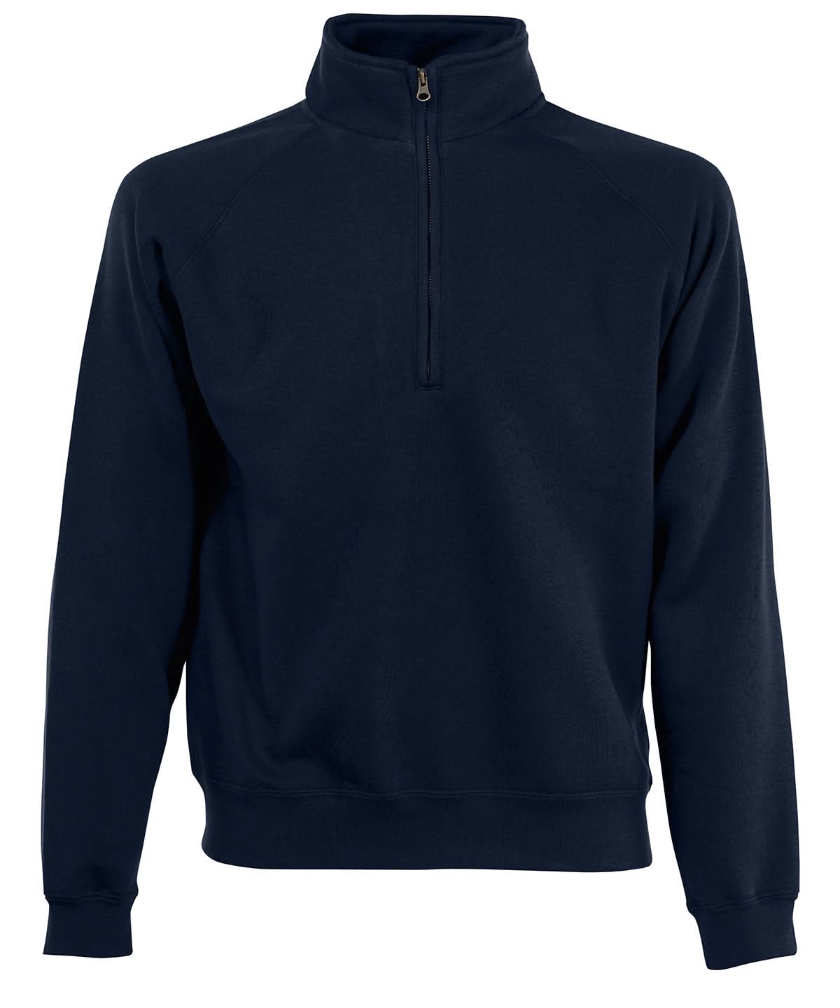 Premium 7030 Zip Neck Sweatshirt SS830 - Deep Navy - Customisable Sweatshirts
