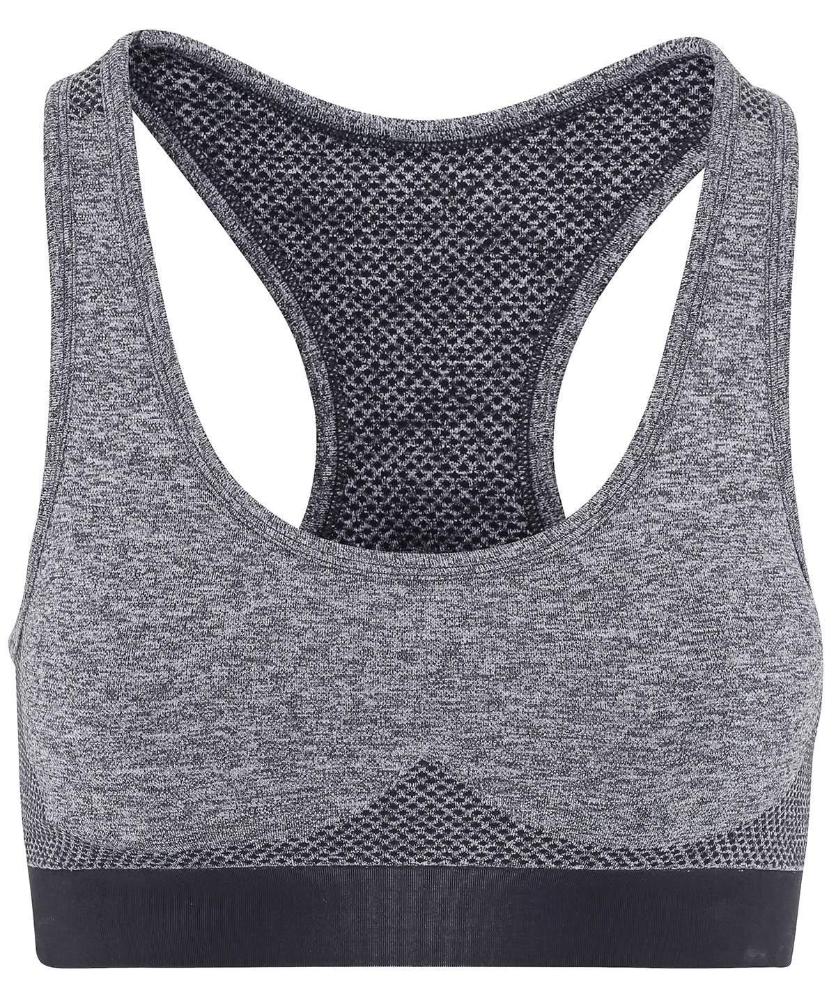 TriDri Tridri Seamless 3D Fit Multi Sport Sculpt Bra TR210 - Charcoal - Customisable Bras