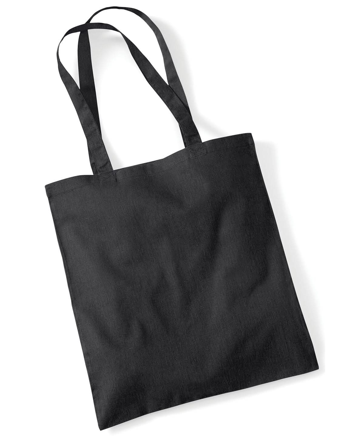 Westford Mill Bag For Life Long Handles WM101 - Black One size - Customisable Bags