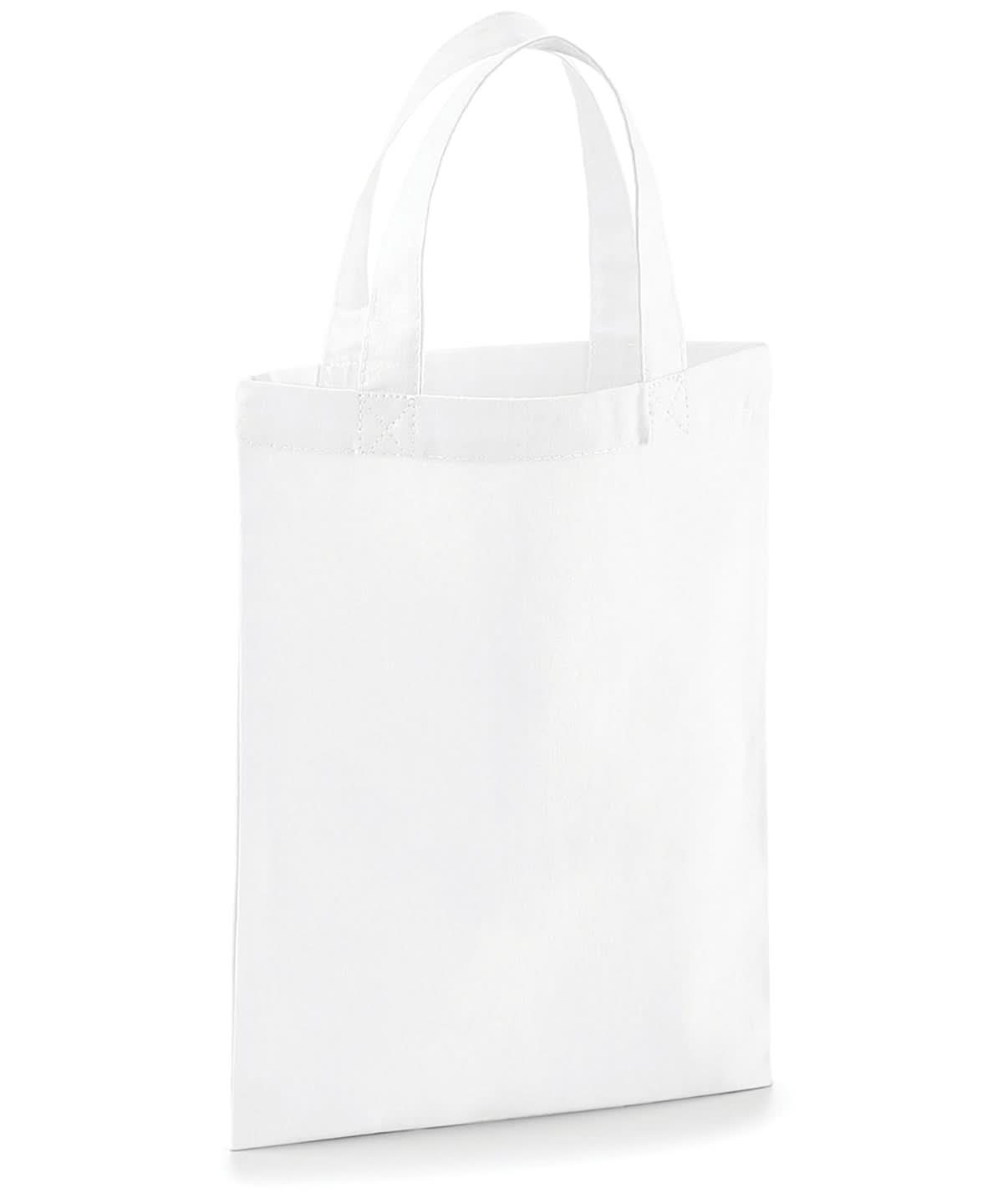 Westford Mill Cotton Party Bag For Life WM103 - White One size - Customisable Bags