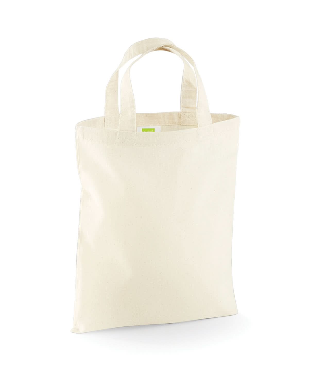Westford Mill Mini Bag For Life WM104 - Natural One size - Customisable Bags