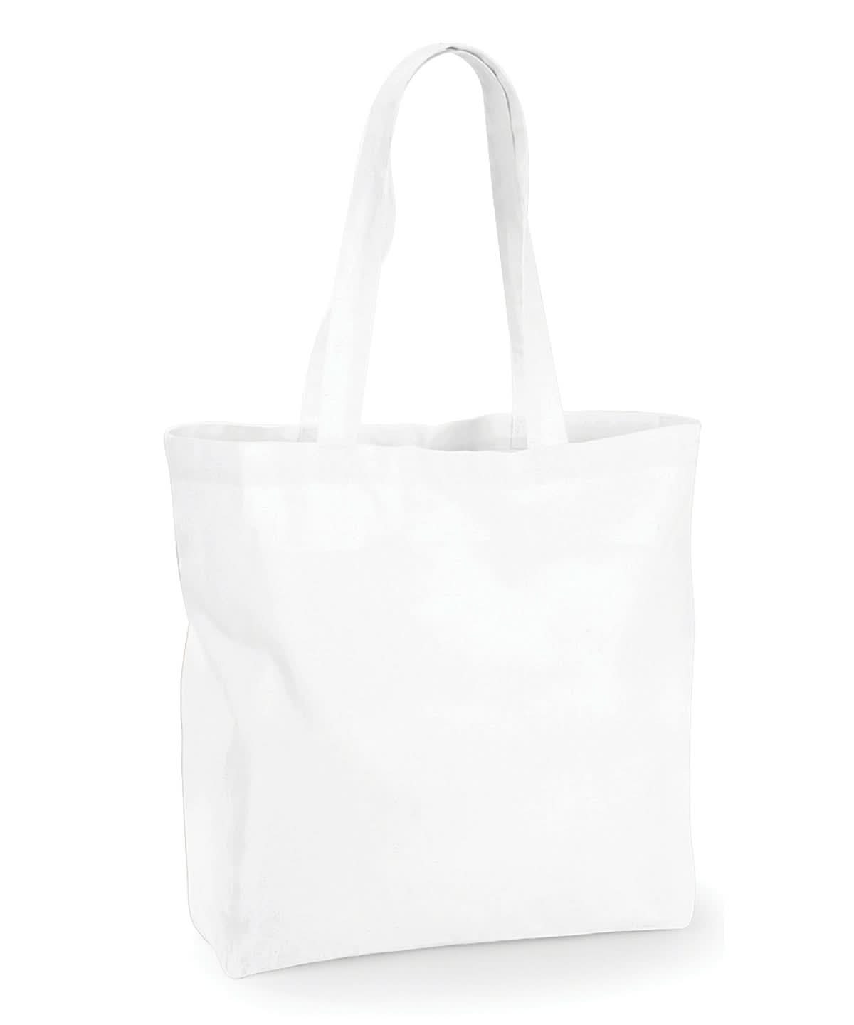 Westford Mill Maxi Bag For Life WM125 - White One size - Customisable Bags