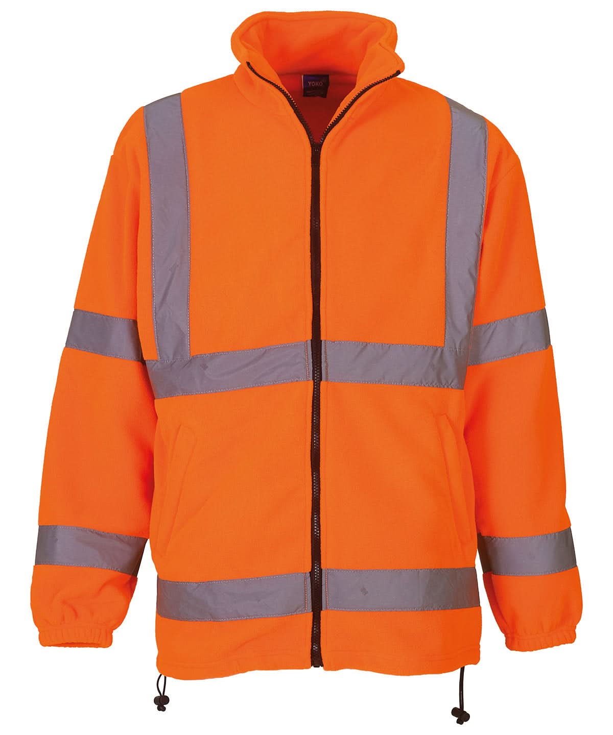 Yoko HV Heavyweight Fleece Jacket Hvk08 YK042 - Orange - Customisable Jacket
