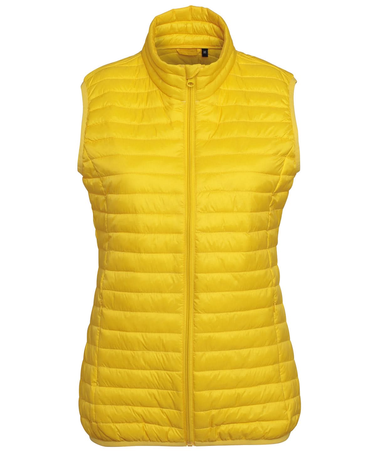 2786 Womens tribe fineline padded gilet TS19F - Bright Yellow - Customisable Bodywarmers