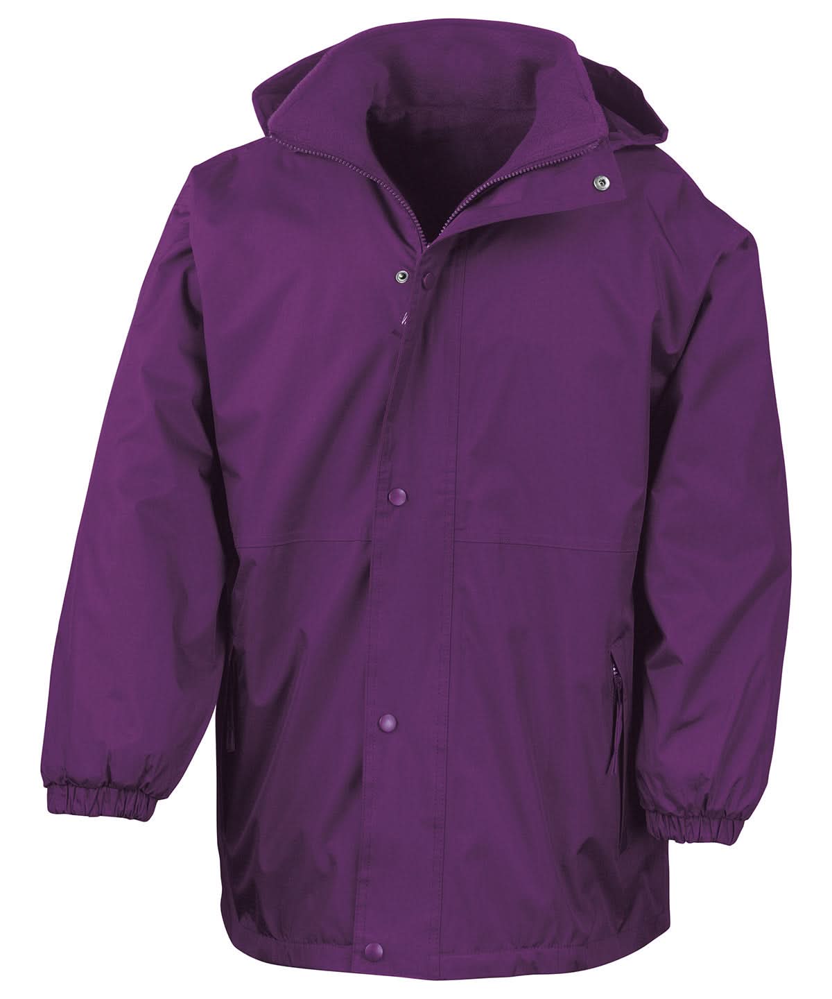 Result Junioryouth reversible StormDri 4000 jacket R160J - Purple - Customisable Jacket