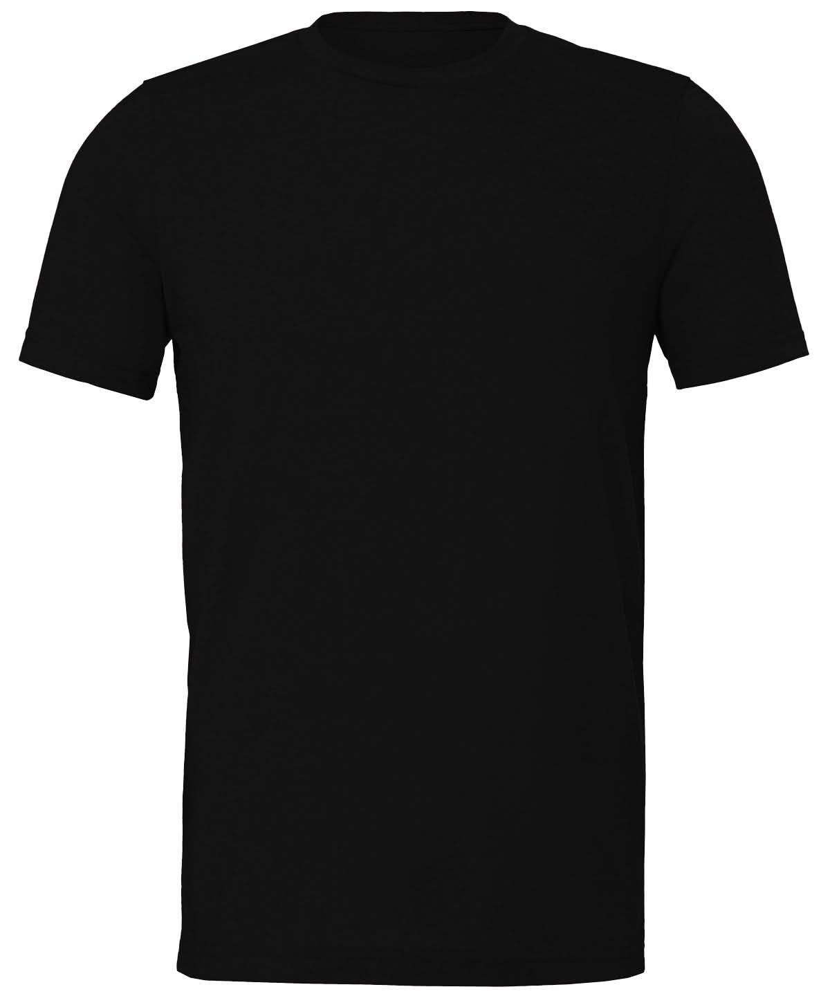 Bella Canvas Unisex sueded tee CV011 - Solid Black Blend - Customisable T-Shirt