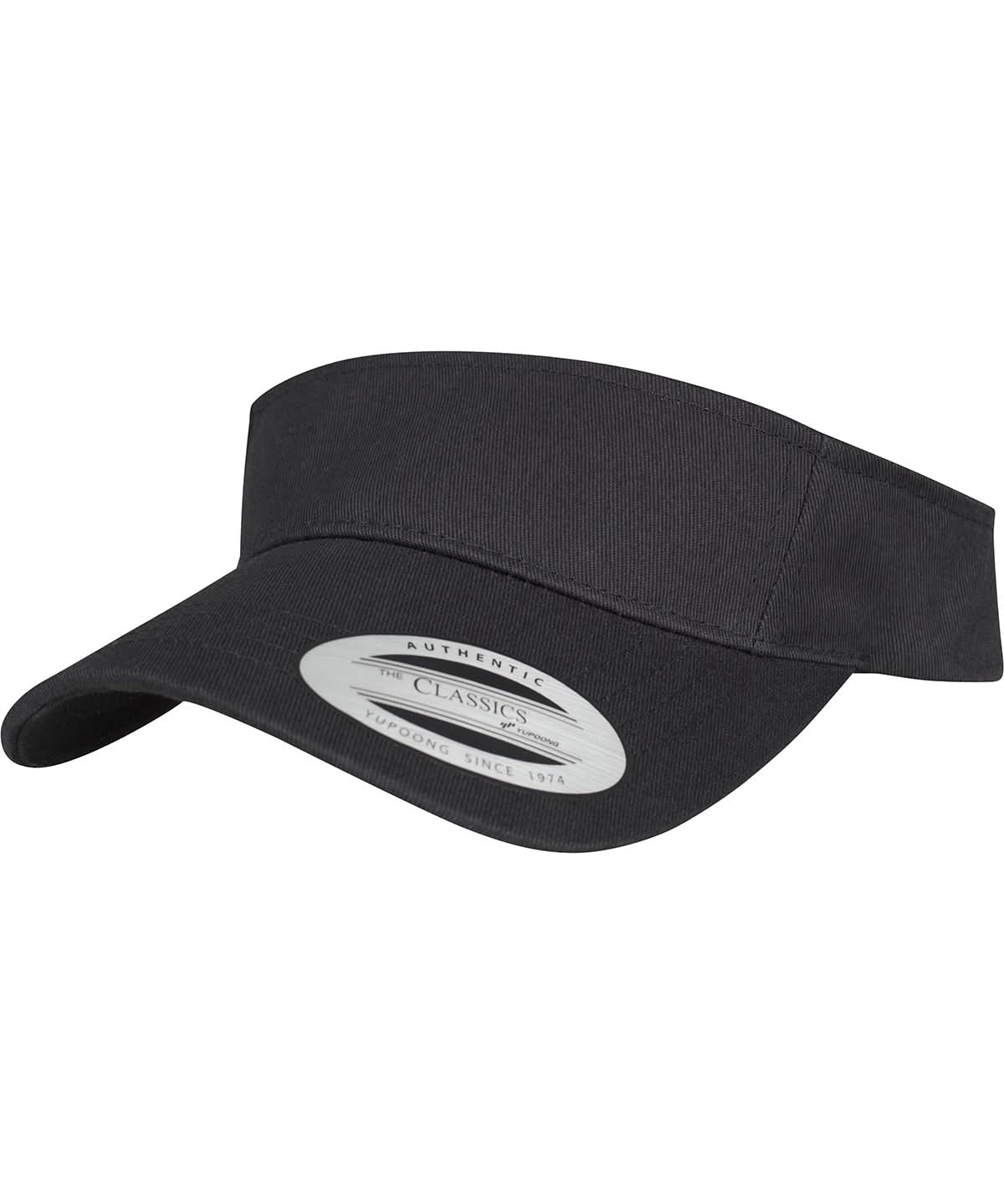 Flexfit By Yupoong Curved Visor Cap 8888 YP060 - Black One size - Customisable Caps