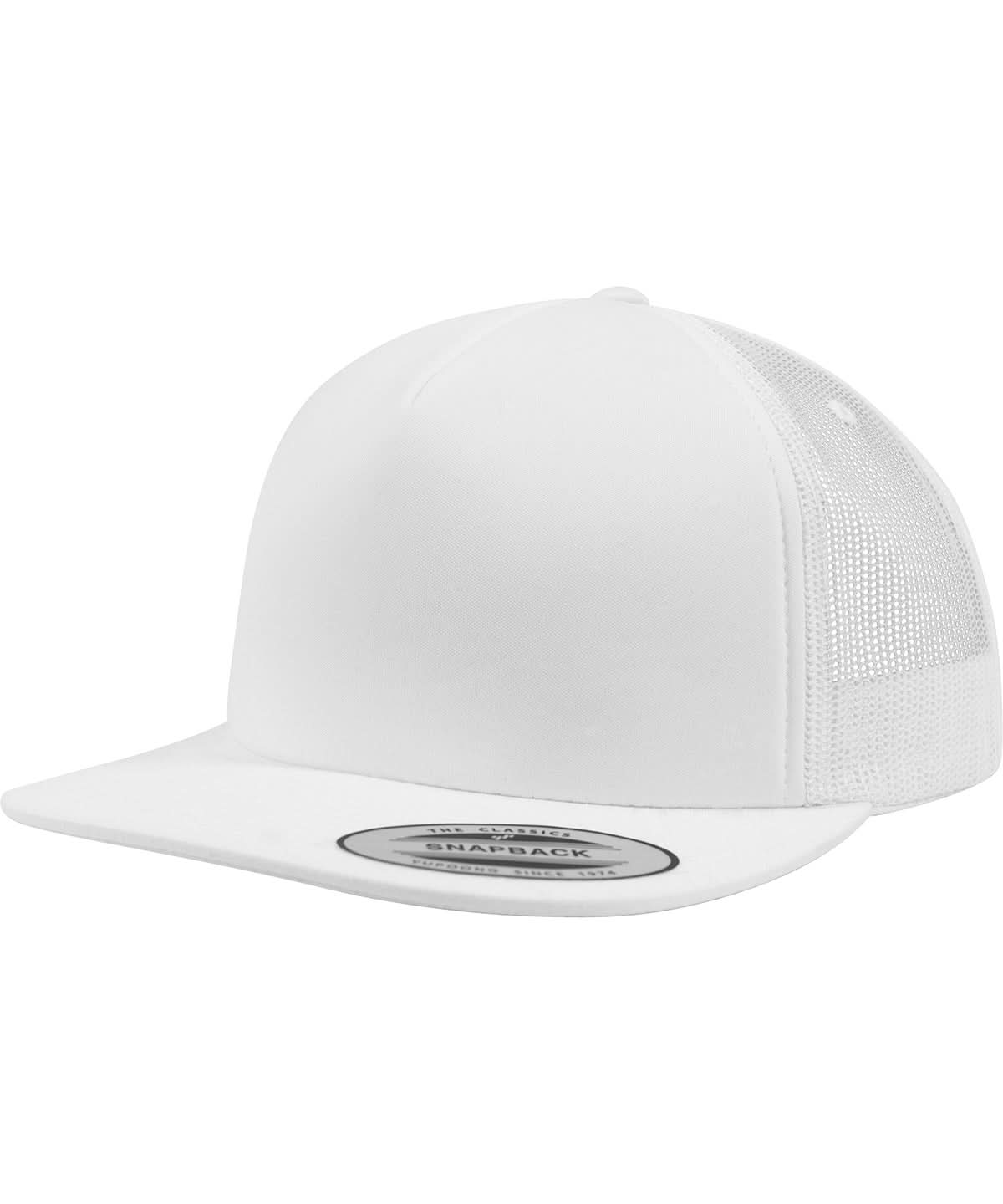 Flexfit By Yupoong Foam Trucker 6005Ff YP075 - White One size - Customisable Caps