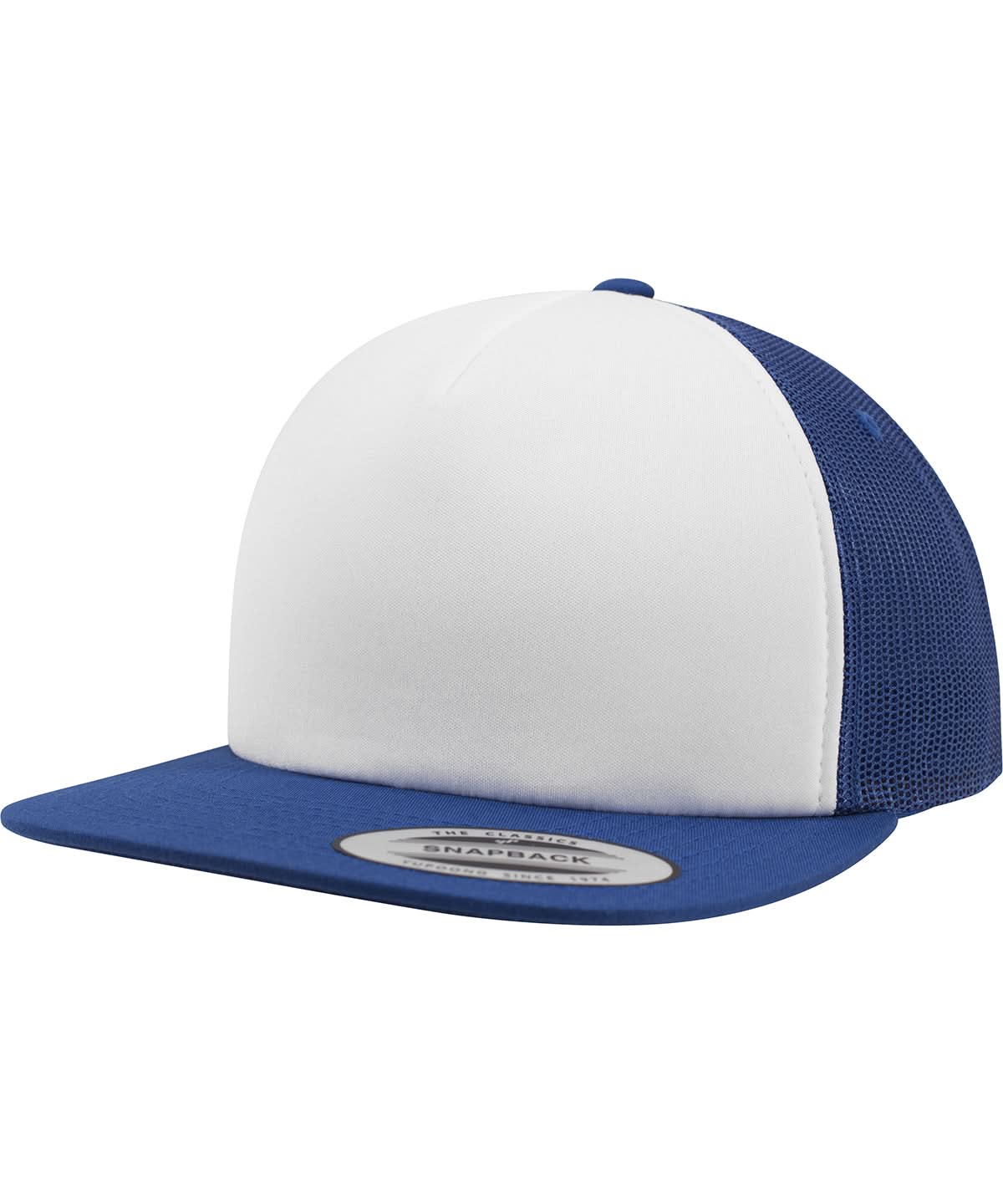 Flexfit By Yupoong Foam Trucker With White Front 6005Fw YP076 - Royal White Royal One size - Customisable Caps