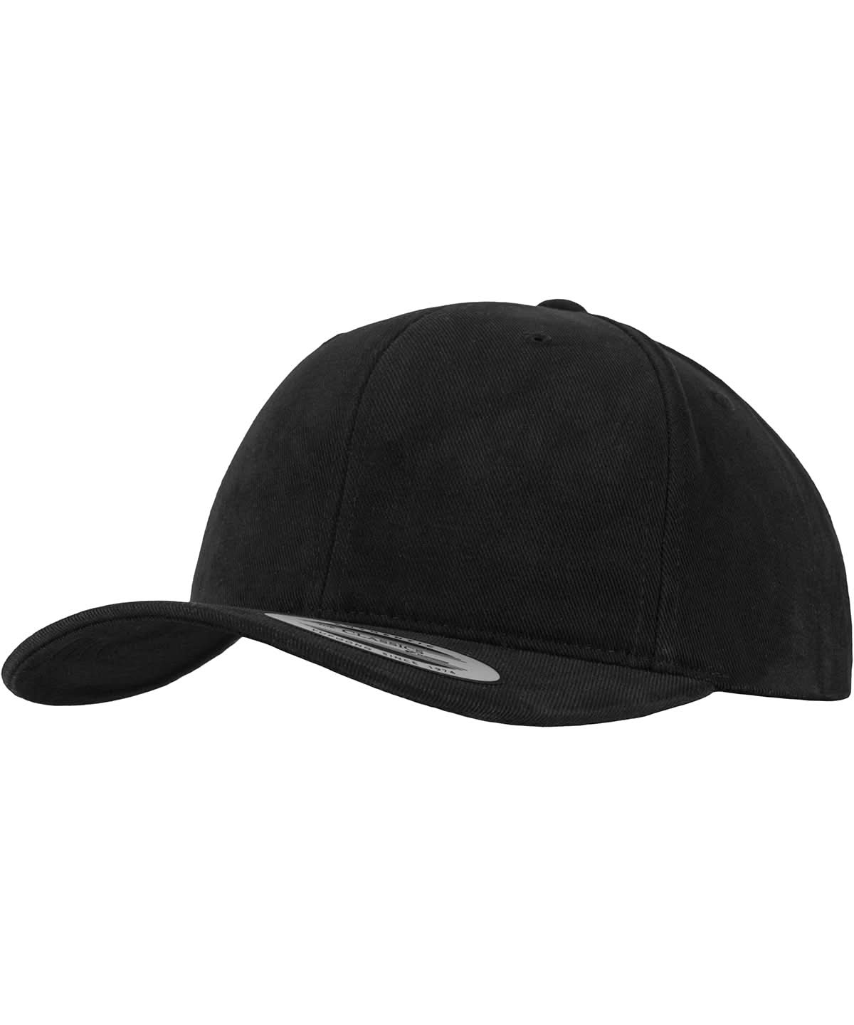 Flexfit By Yupoong Brushed Cotton Twill Mid Profile 6363V YP123 - Black One size - Customisable Caps