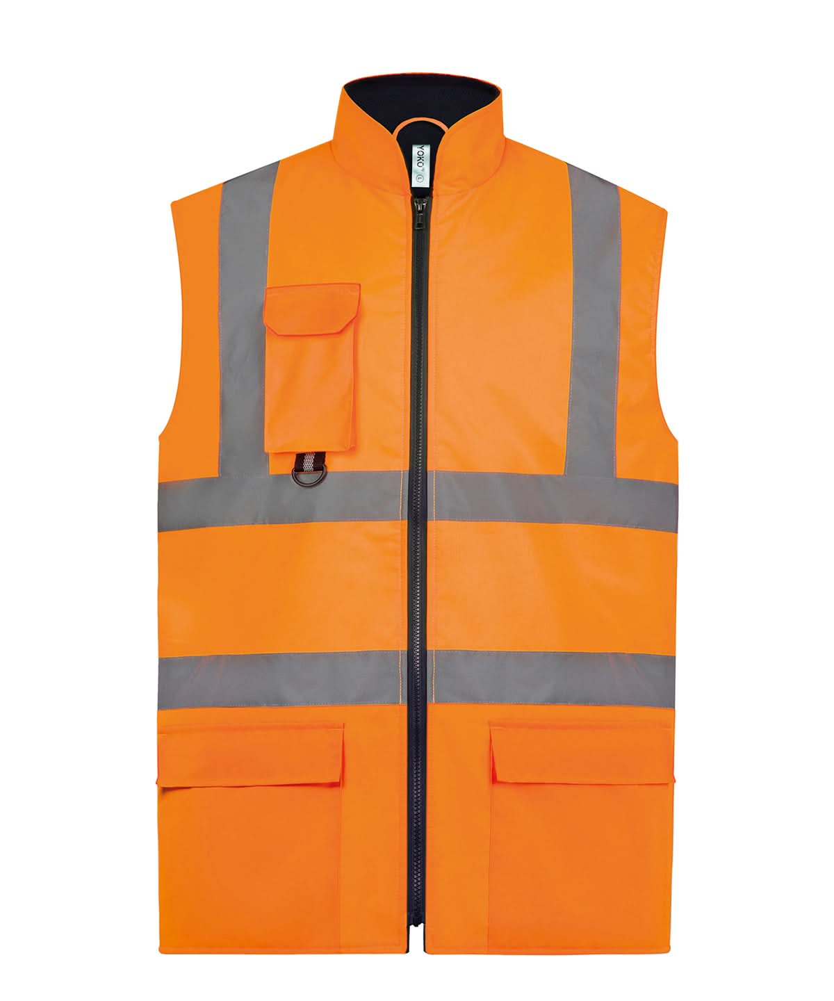 Yoko HV Padded Bodywarmer Hv005 YK105 - Orange - Customisable Bodywarmers