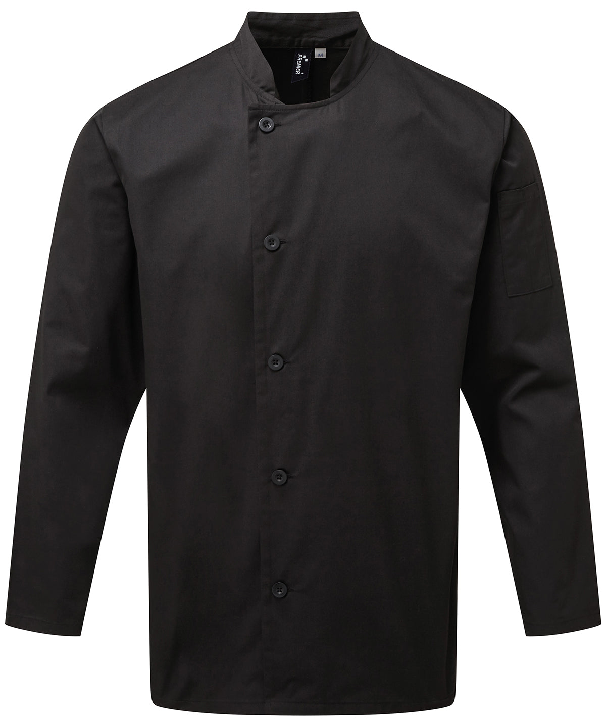 Chef's essential long sleeve jacket - PR901 - Black - Customisable Chef Jackets