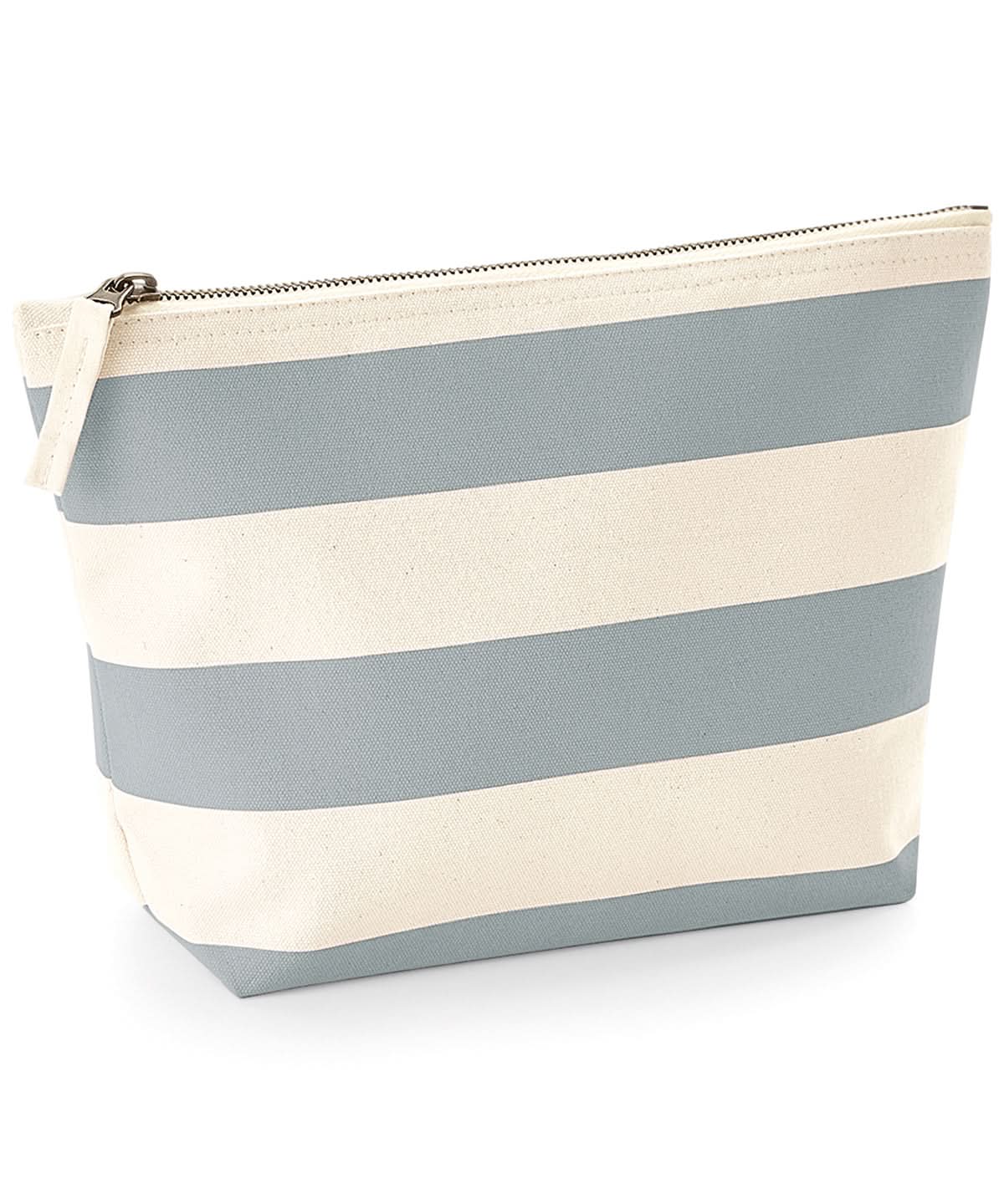 Westford Mill Nautical Accessory Bag WM684 - Natural Light Grey One Size - Customisable Bags