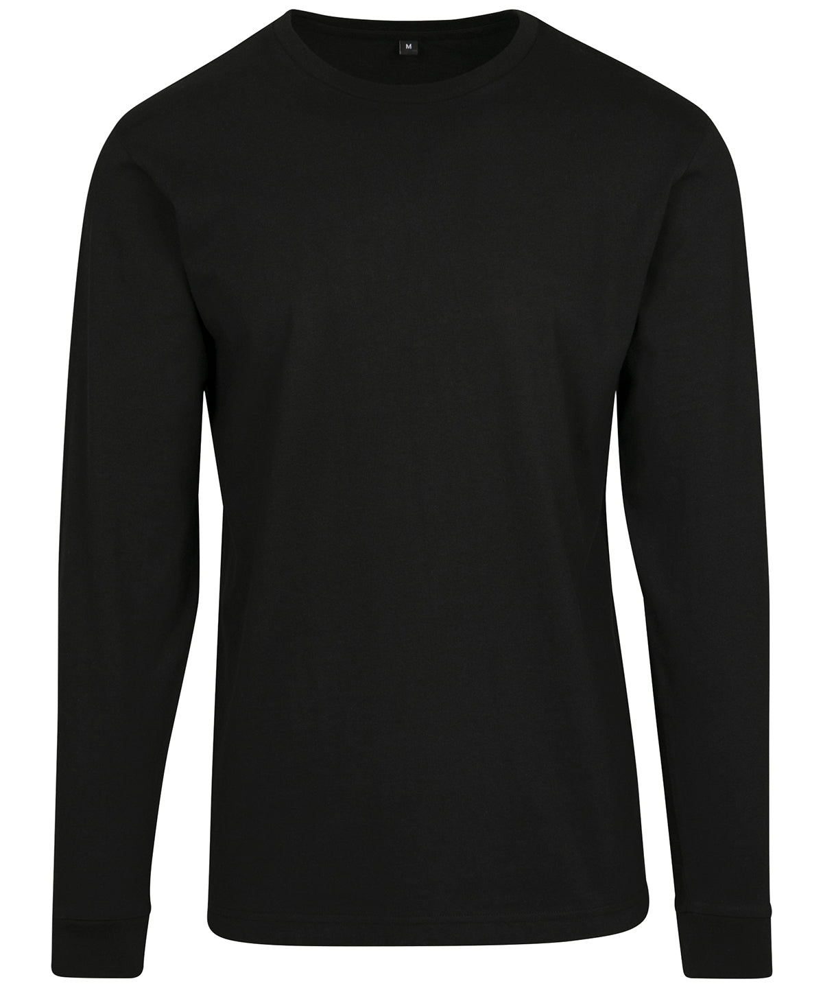 Long sleeve with cuff rib - BY091 - Black - Customisable Sweatshirts